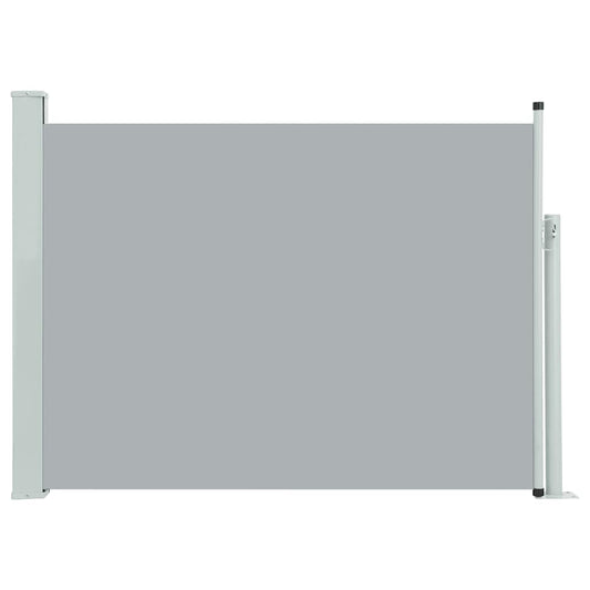 Vidaxl Toldo Lateral Retráctil De Jardín Gris 120x500 Cm_0