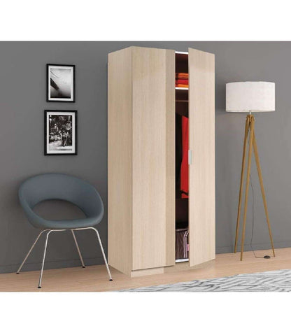 Armario Ropero Aroa Puertas Abatibles Acabado Roble. 180 Cm (alto). 81,5 Cm (ancho). 52 Cm_3