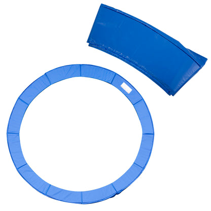 Homcom Cubierta Protectora Para Borde De Cama Elástica Trampolín Ø366 Cm Azul_0