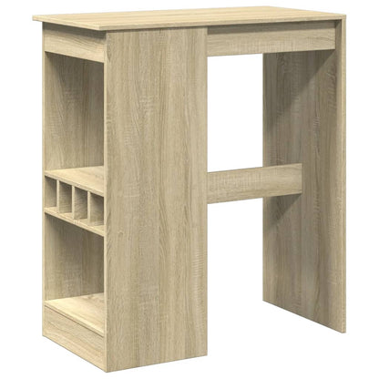 Mesa Alta Con Estantes Madera Roble Sonoma 90x47,5x103,5 Cm_0