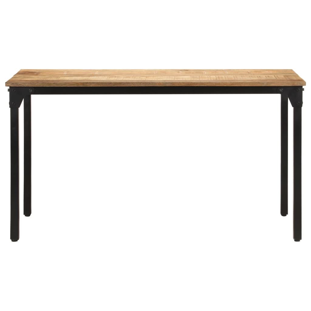 Mesa De Comedor Madera De Mango Rugosa 140x70x76 Cm_0