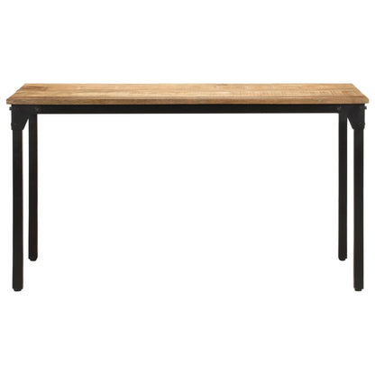Mesa De Comedor Madera De Mango Rugosa 140x70x76 Cm_0