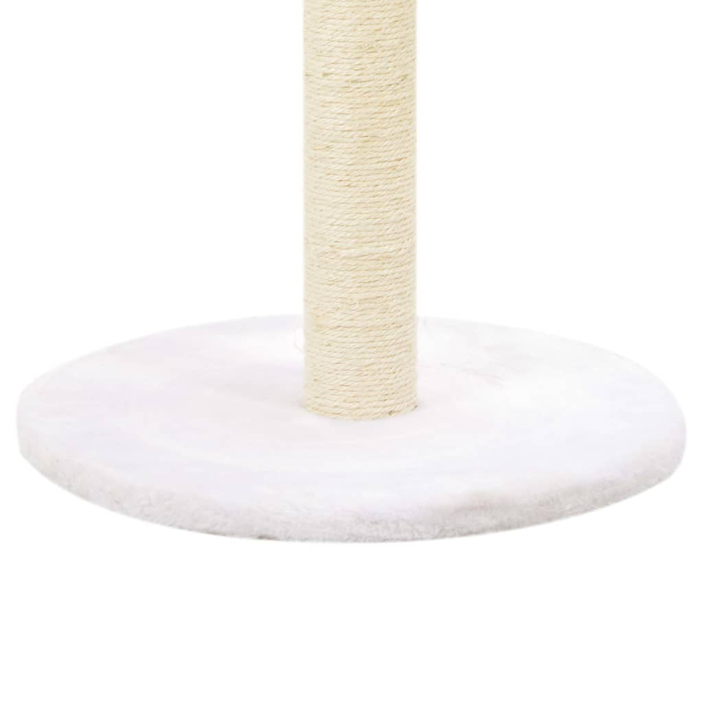 Vidaxl Rascador Para Gatos Con Poste De Sisal Madera Natural De Sauce_4