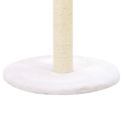 Vidaxl Rascador Para Gatos Con Poste De Sisal Madera Natural De Sauce_4