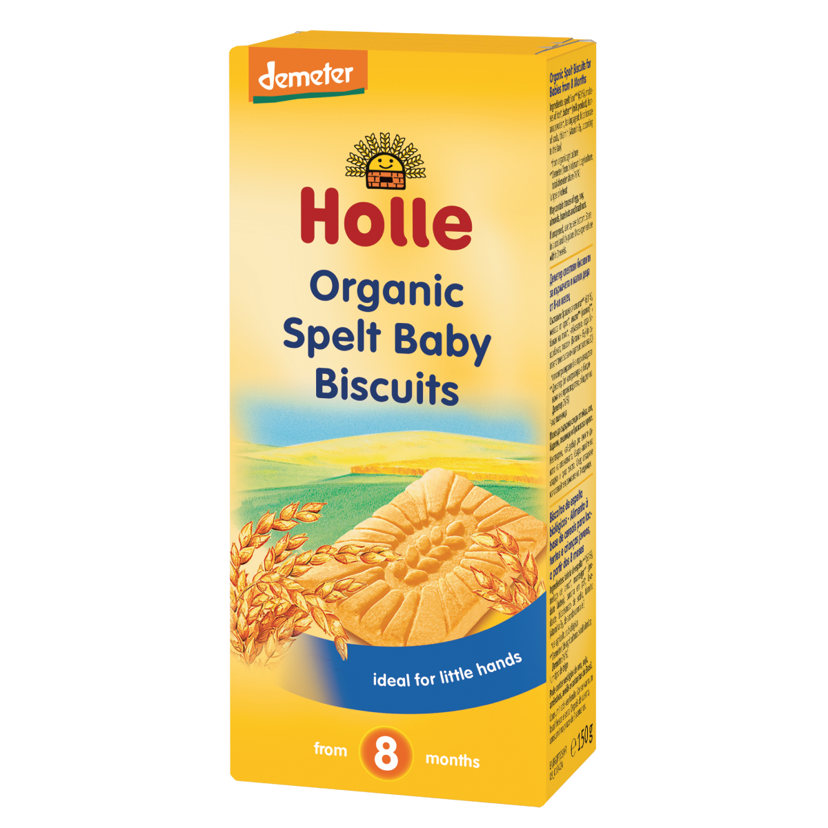 Galletas de Espelta Ecológicas para niños (a partir del 8º mes) Holle 150 g