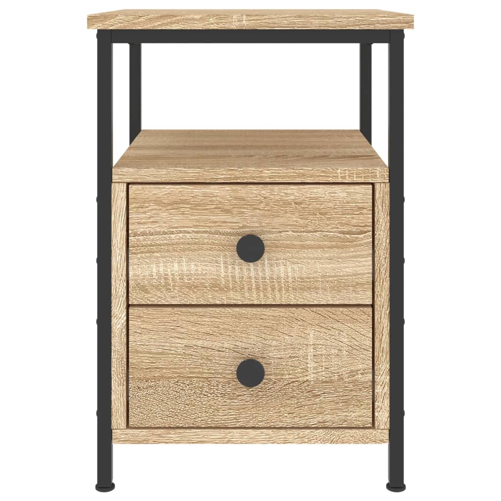 Mesitas Noche 2 Uds Madera Ingeniería Roble Sonoma 34x35,5x50cm_4