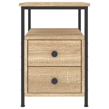 Mesitas Noche 2 Uds Madera Ingeniería Roble Sonoma 34x35,5x50cm_4
