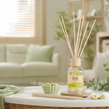 Ambientador Mikado Pistacho SYS Aromas 100 ml | Aroma Dulce y Gourmand | Cálido y Envolvente_1