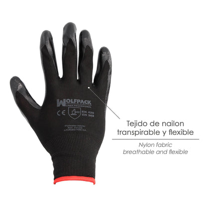 Guantes Nitrilo / Nylon Impregnado 9 (par)_2