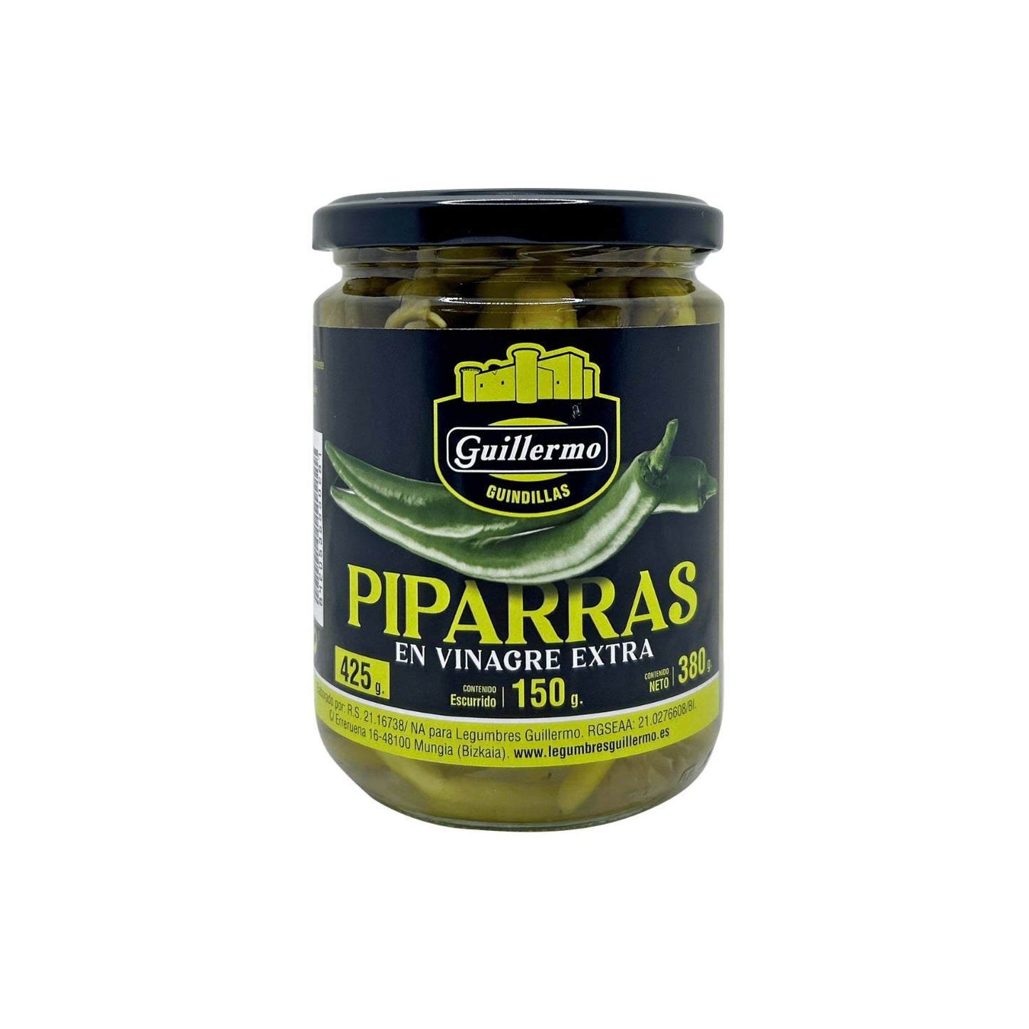 Piparras - Guindillas En Vinagre - 425 G_0