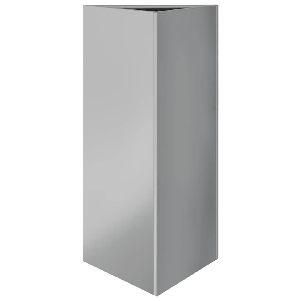 Jardineras Triangulares 2 Uds Acero Galvanizado 40x34,5x75 Cm_4