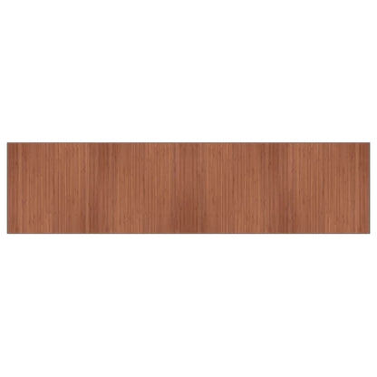 Alfombra Rectangular Bambú Marrón 100x400 Cm / Vetonek_5