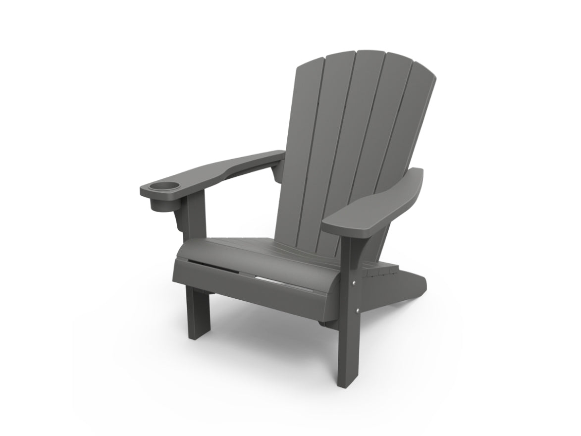 Silla De Exterior Alpine Adirondack- 80x93x93cm- Gris_3