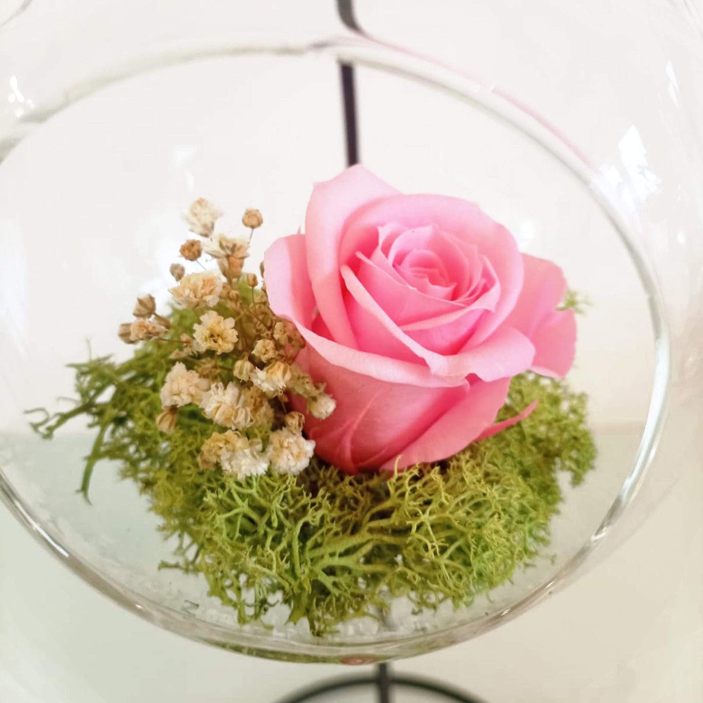 Rosa eterna - colgante rosa_1