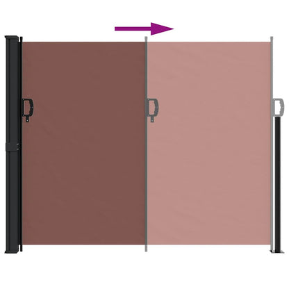 Vidaxl Toldo Lateral Retráctil Marrón 160x300 Cm_4