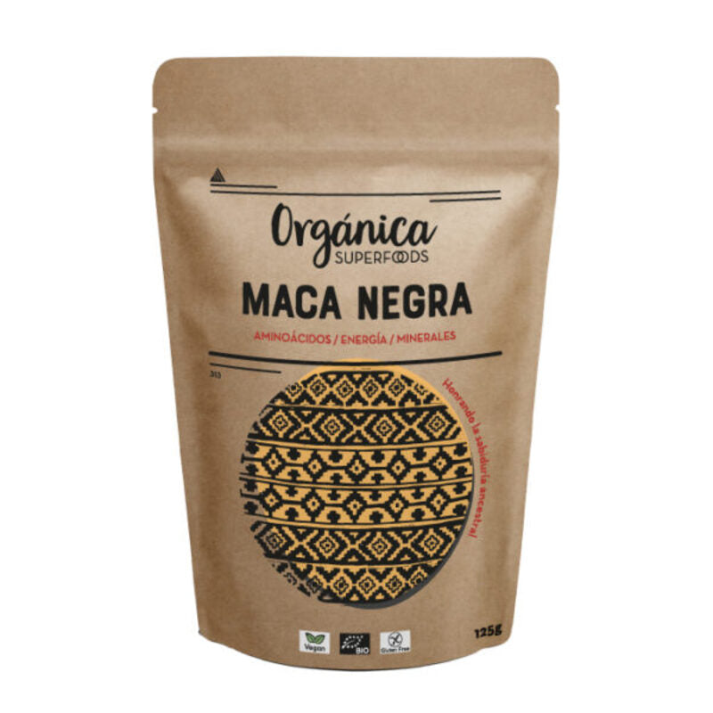 Maca Negra Raw Sin Gluten Bio 125g_0