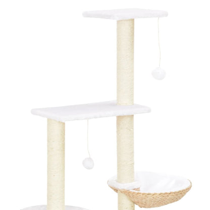 Vidaxl Rascador Para Gatos De Hierba Marina Con Poste De Sisal_3