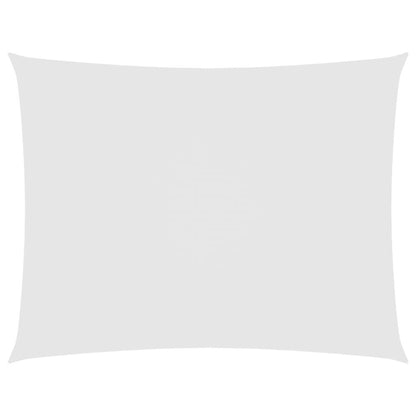 Vidaxl Toldo De Vela Rectangular Tela Oxford Blanco 5x7 M_0