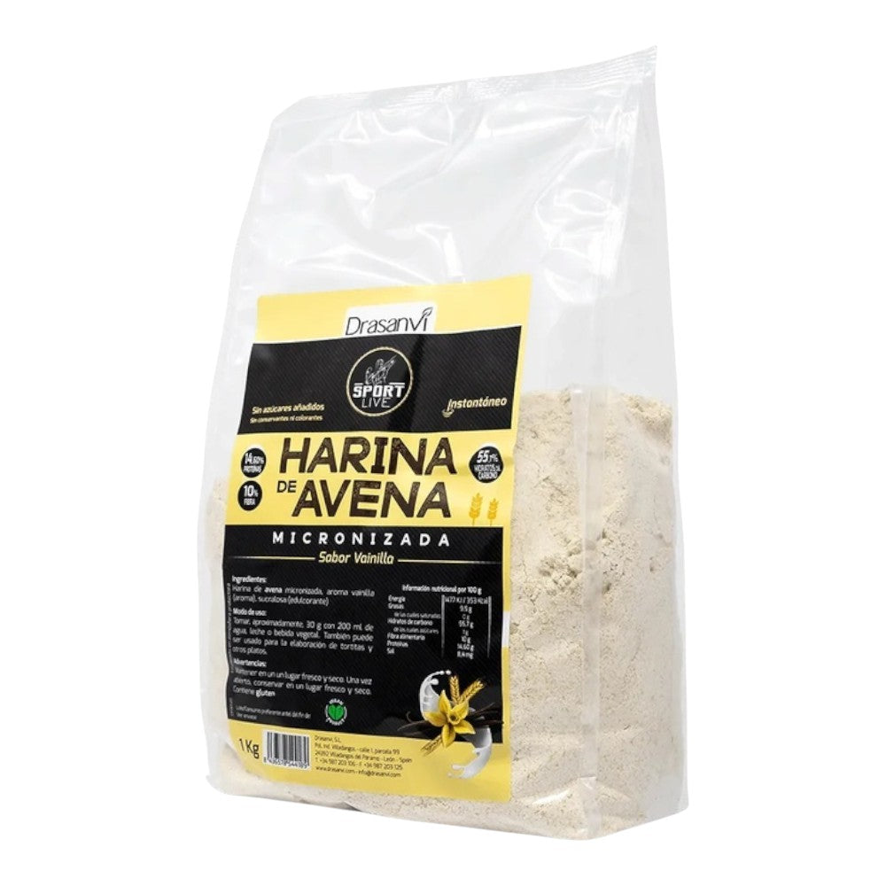 Sport Live Harina De Avena 1 Kg Vainilla