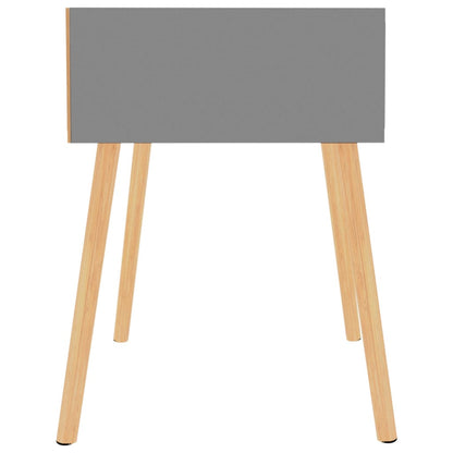 Mesitas De Noche 2 Uds Madera De Ingeniería Gris 40x40x56 Cm_2