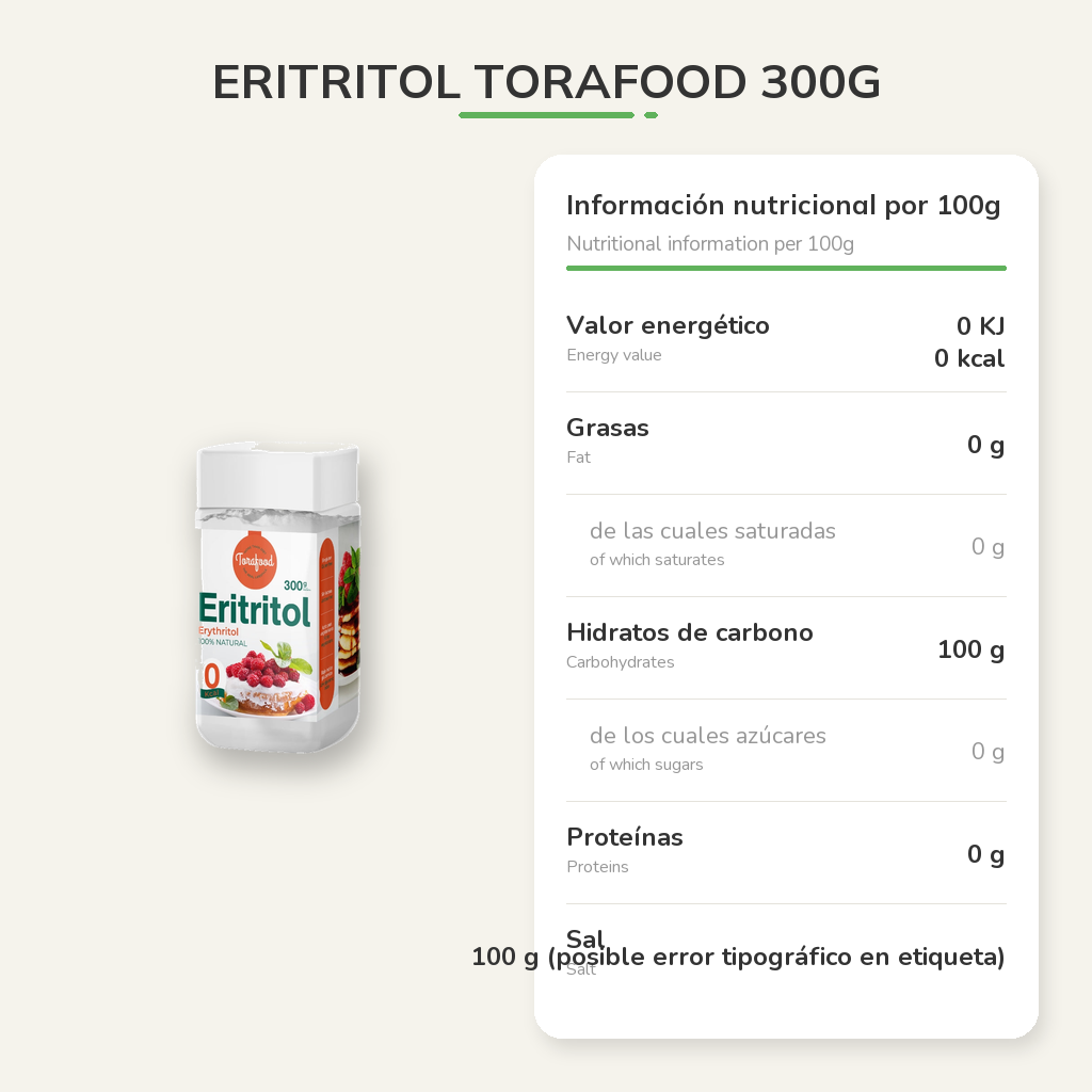 Información nutricional