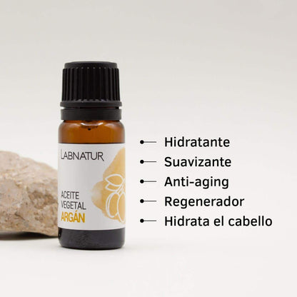 Aceite Vegetal de Argán 100% Puro Labnatur 10 ml | Nutre y Suaviza | Rostro, Cabello, Barba y Uñas_2
