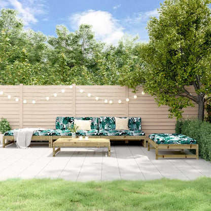 Vidaxl Juego De Sofás De Jardín 5 Piezas Madera De Pino Impregnada_1