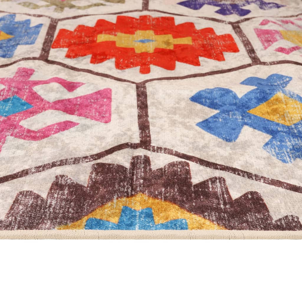 Alfombra Lavable Antideslizante Multicolor 120x180 Cm / Vetonek_3