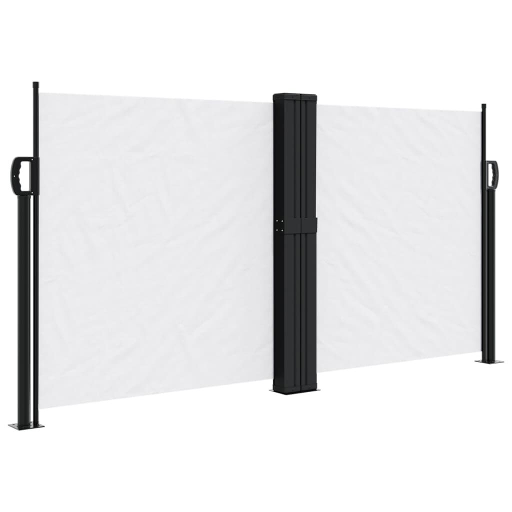 Vidaxl Toldo Lateral Retráctil Blanco 120x1000 Cm_0