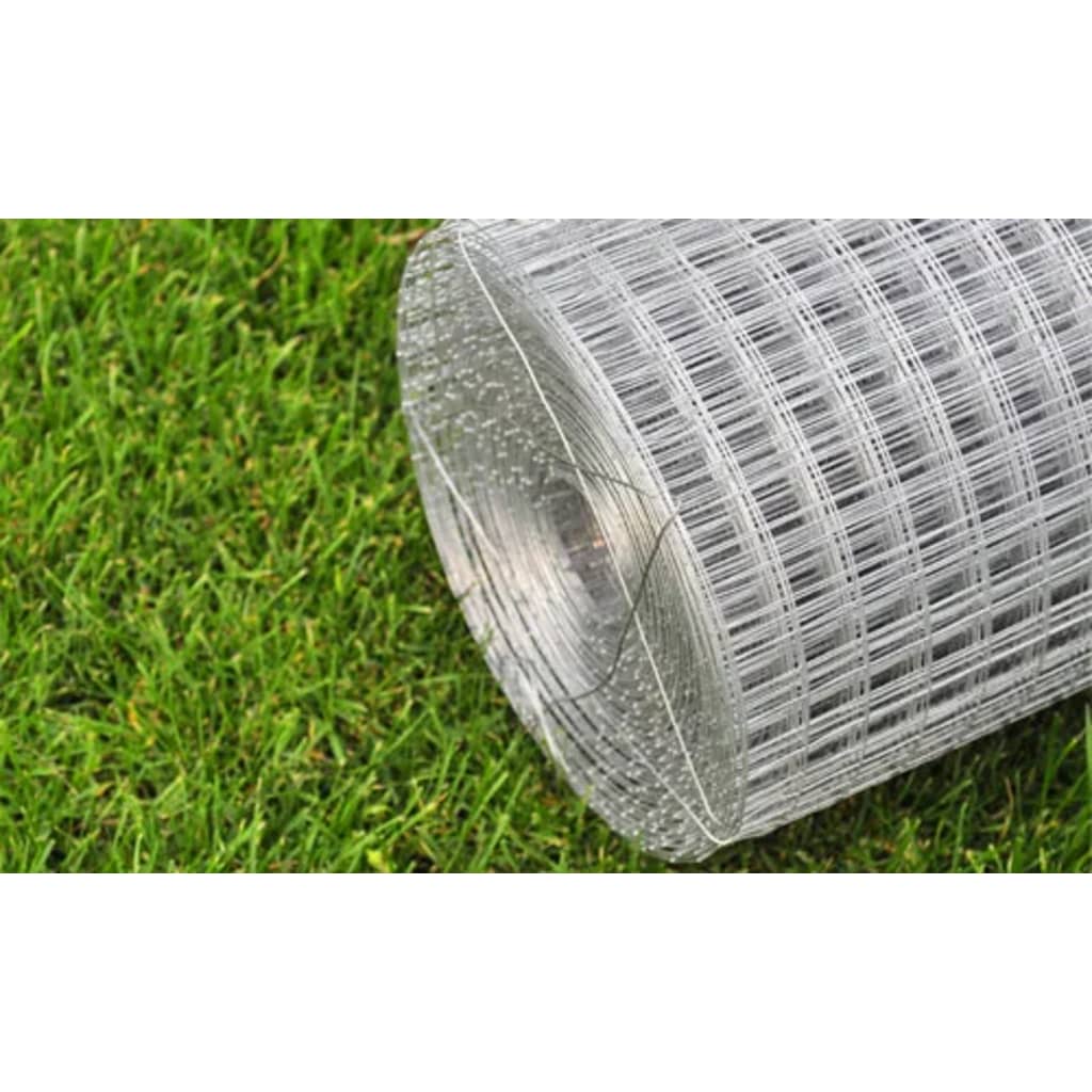 Alambrada De Gallinero Acero Galvanizado Plateada 25x1 M / Vetonek_2