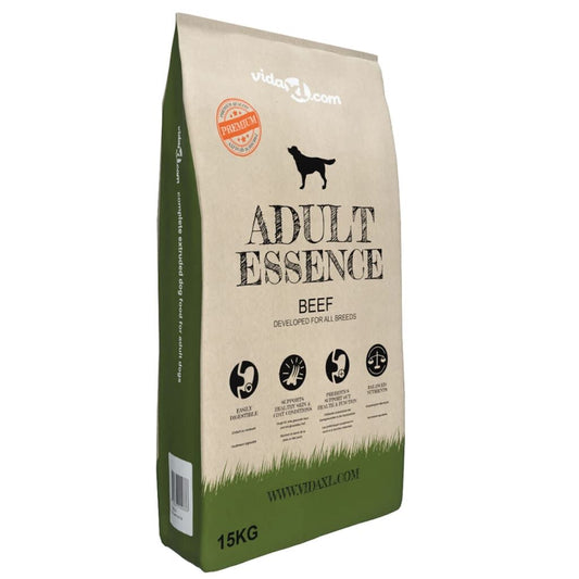 Vidaxl Comida Seca Para Perro Premiumd Adult Essence Beef 15 Kg_0