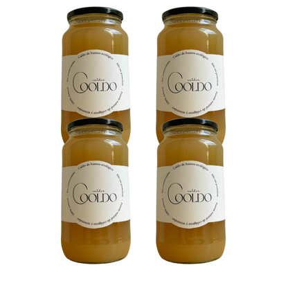 Pack x4 Caldo de Huesos Cooldo 870 ml