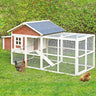 Gallinero Michigan - Capacidad Para 6-8 Gallinas -zona De Refugio En Planta Alta Y Voladero