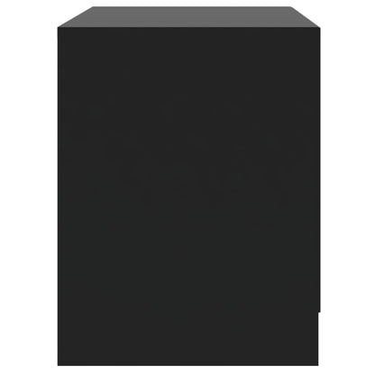 Mesita De Noche Madera De Ingeniería Negro 45x34,5x44,5 Cm_3