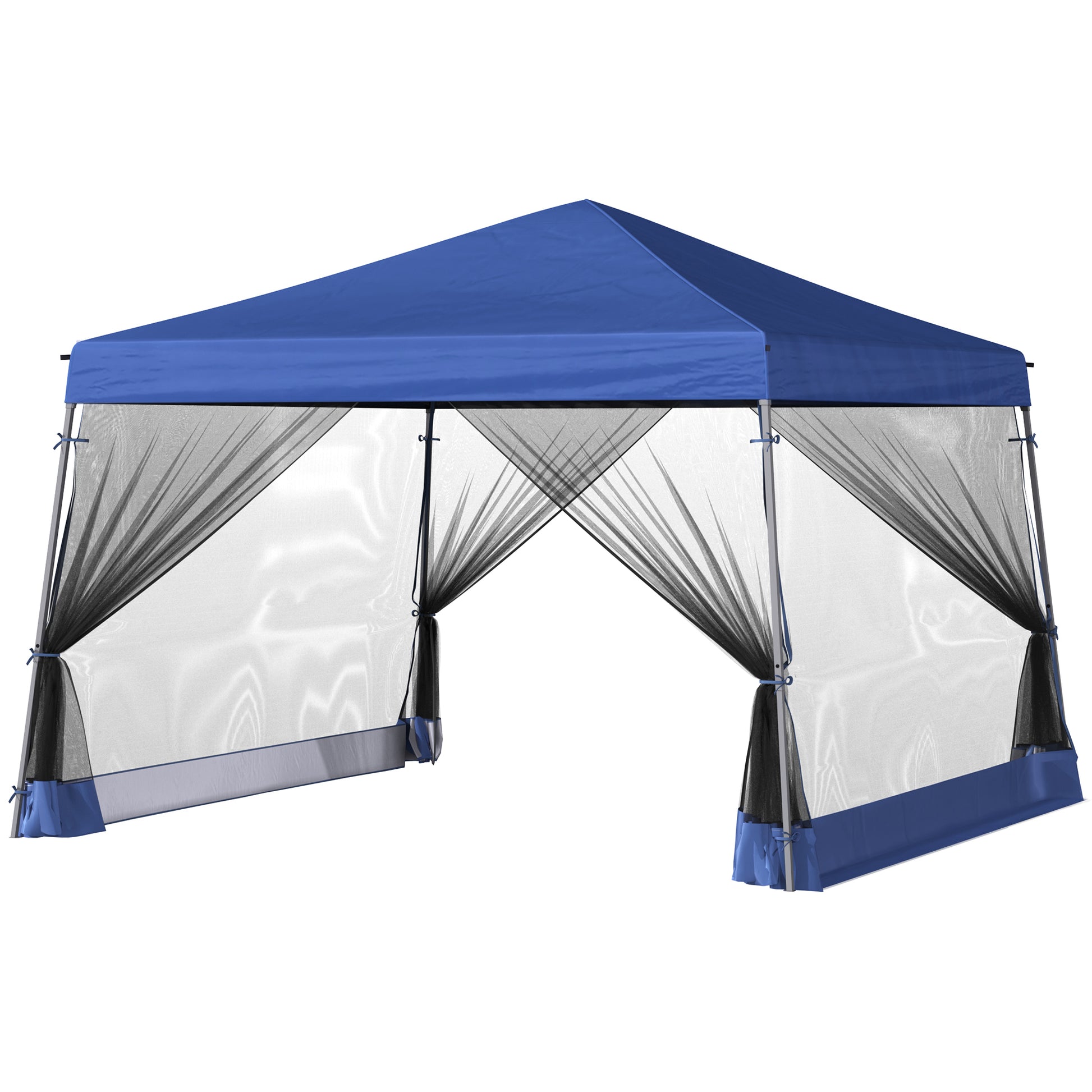 Outsunny Carpa Plegable De Camping Cenador Para Exterior Con Mosquitera_3
