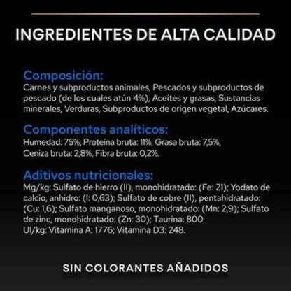 Pro Plan Gato Senior 7+ Longevis Mousse con atún Purina 85 g