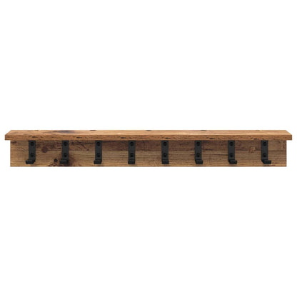 Perchero De Pared Madera Vieja 80 X 10,5 X 10,5 Cm_4