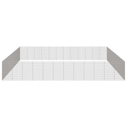 Vidaxl Recinto Corral Animales 48 Paneles Hierro Galvanizado 54x100 Cm_3
