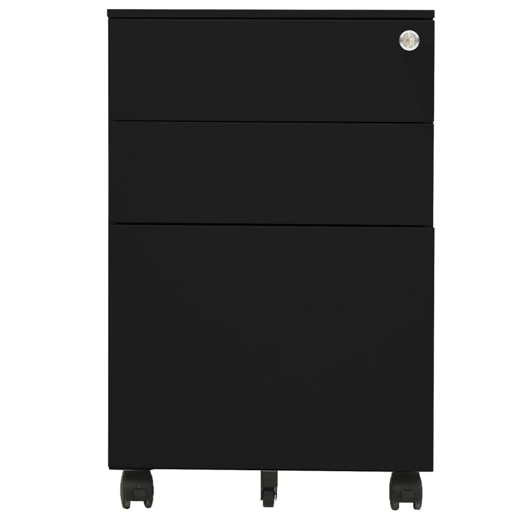 Armario Archivador Acero Negro 39x45x60 Cm_1