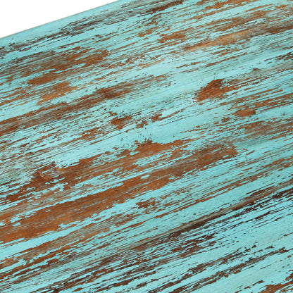 Mesa De Centro De Madera Maciza Reciclada 110x50x34 Cm_3