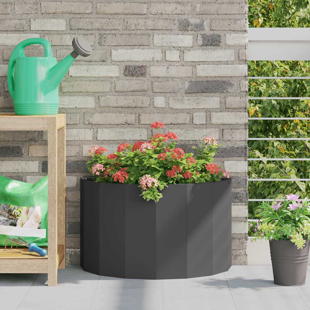 Jardinera Negro 60 X 30 X 35 Cm Acero_1