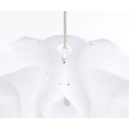 Lampara De Techo Modelo Happy Big, Pantalla Ligera Pvc, Ø42cm, Casquillo E27, Blanca_4