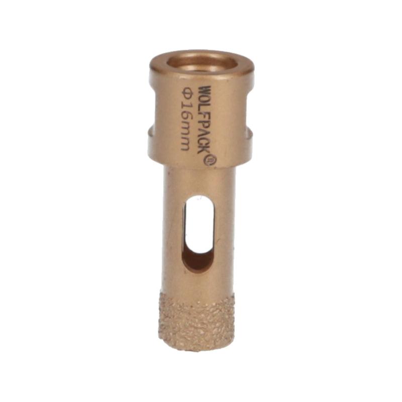 Corona Diamante Para Amoladora Ø 16 Mm. Conexión Rosca M14. Corte Seco_0