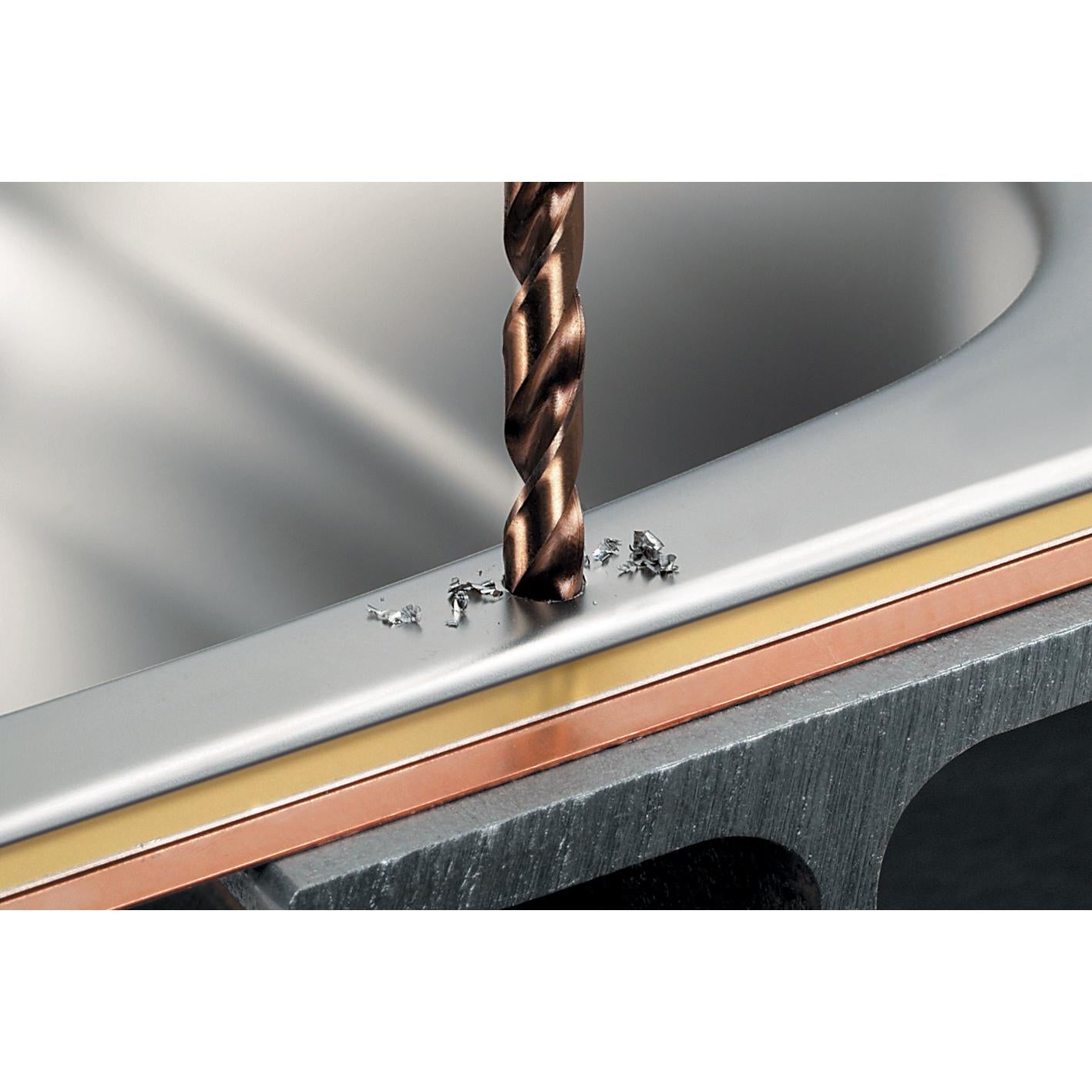 Broca espiral para metal HSS Ø 6 mm x 57 mm