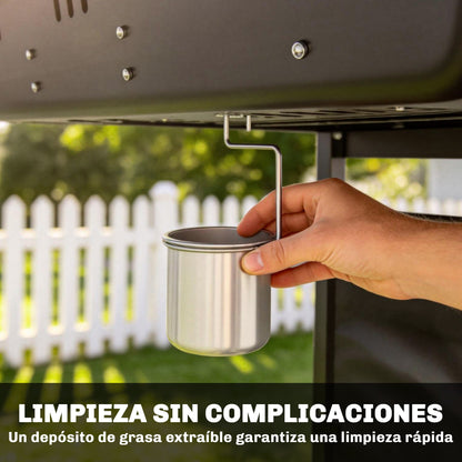 Outsunny Barbacoa De Gas Bbq Gas Con 2 Quemadores 5 Kw Con Termómetro_4