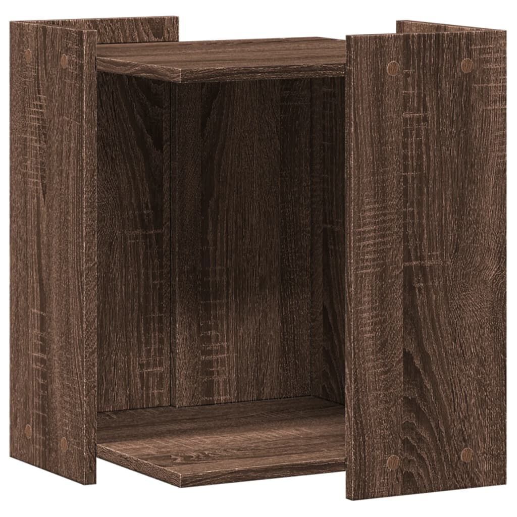 Vidaxl Mueble Arenero Para Gatos Madera Marrón Roble 42x42x51 Cm_0