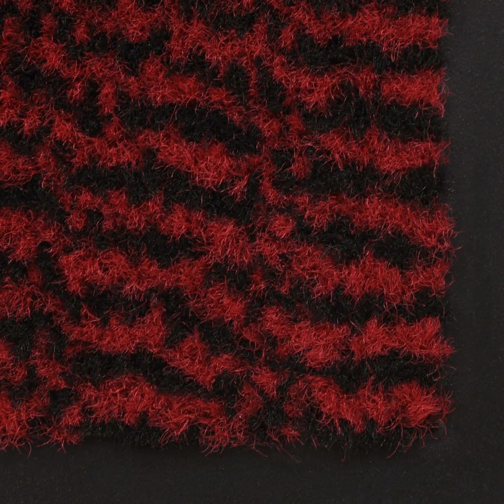 Vidaxl Alfombras De Entrada Rectangulares De Nudo 2 Uds Rojo 120x180cm_3