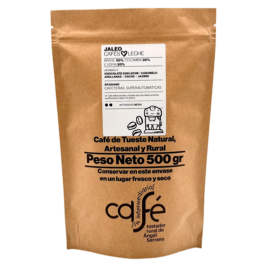 Cafe Sin Intermediarios Café Colombia Jaleo En Grano Para Superautomática 500 G_0