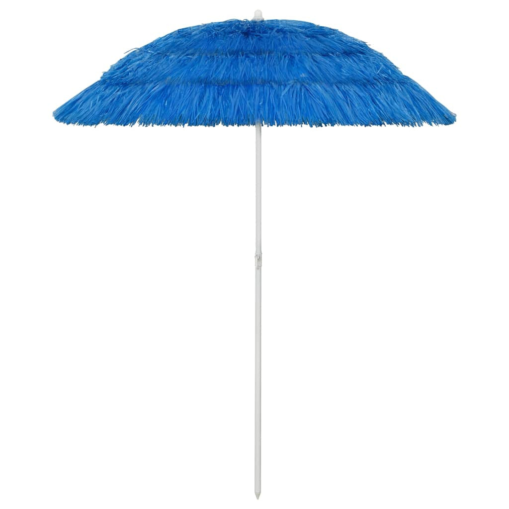 Vidaxl Sombrilla De Playa Hawaii Azul 180 Cm_0