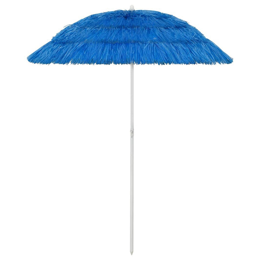 Vidaxl Sombrilla De Playa Hawaii Azul 180 Cm_0